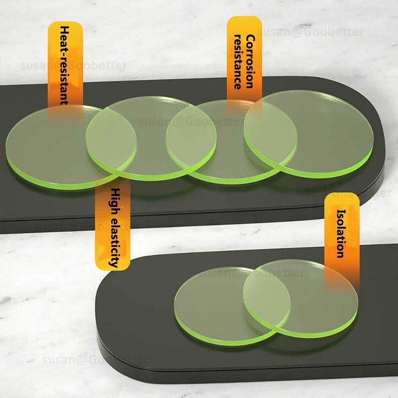 Solid Round Polyurethane Sheet PU Damping Pads Gaskets Dia 5mm-150mm Thick 1-8mm gallery