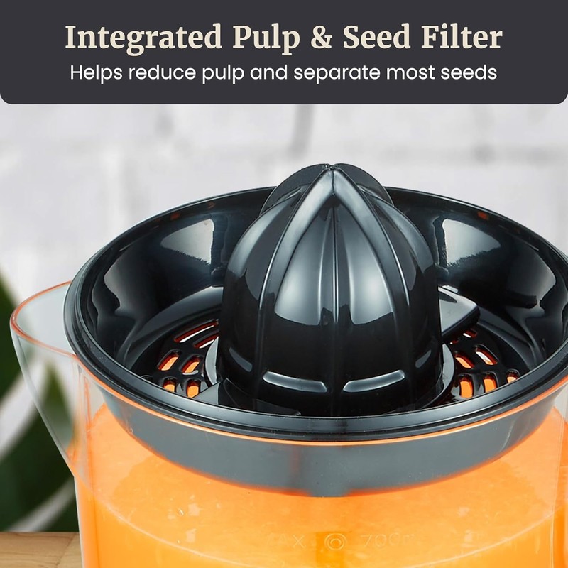 Efficient 40W Citrus Juicer for Oranges, Lemons & Limes - Easy Clean & BPA-Free gallery