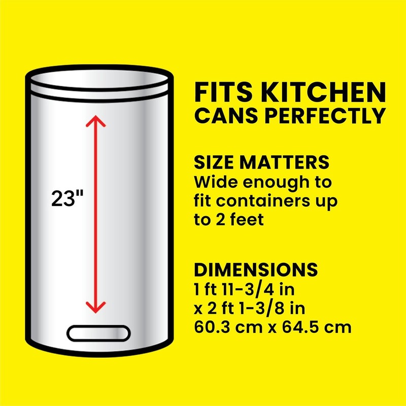 Glad ForceFlex Tall Kitchen Trash Bags With Clorox, Lemon Fresh Bleach Scent 13 gallery