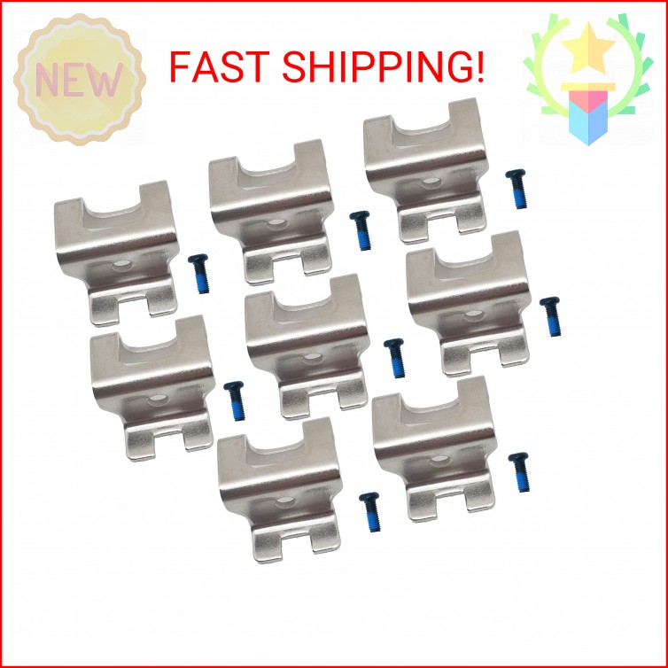 deawater 8PCS Versatrack Garage Hooks, Cordless Hang (CMSTC4VT) with Glue Dispen gallery