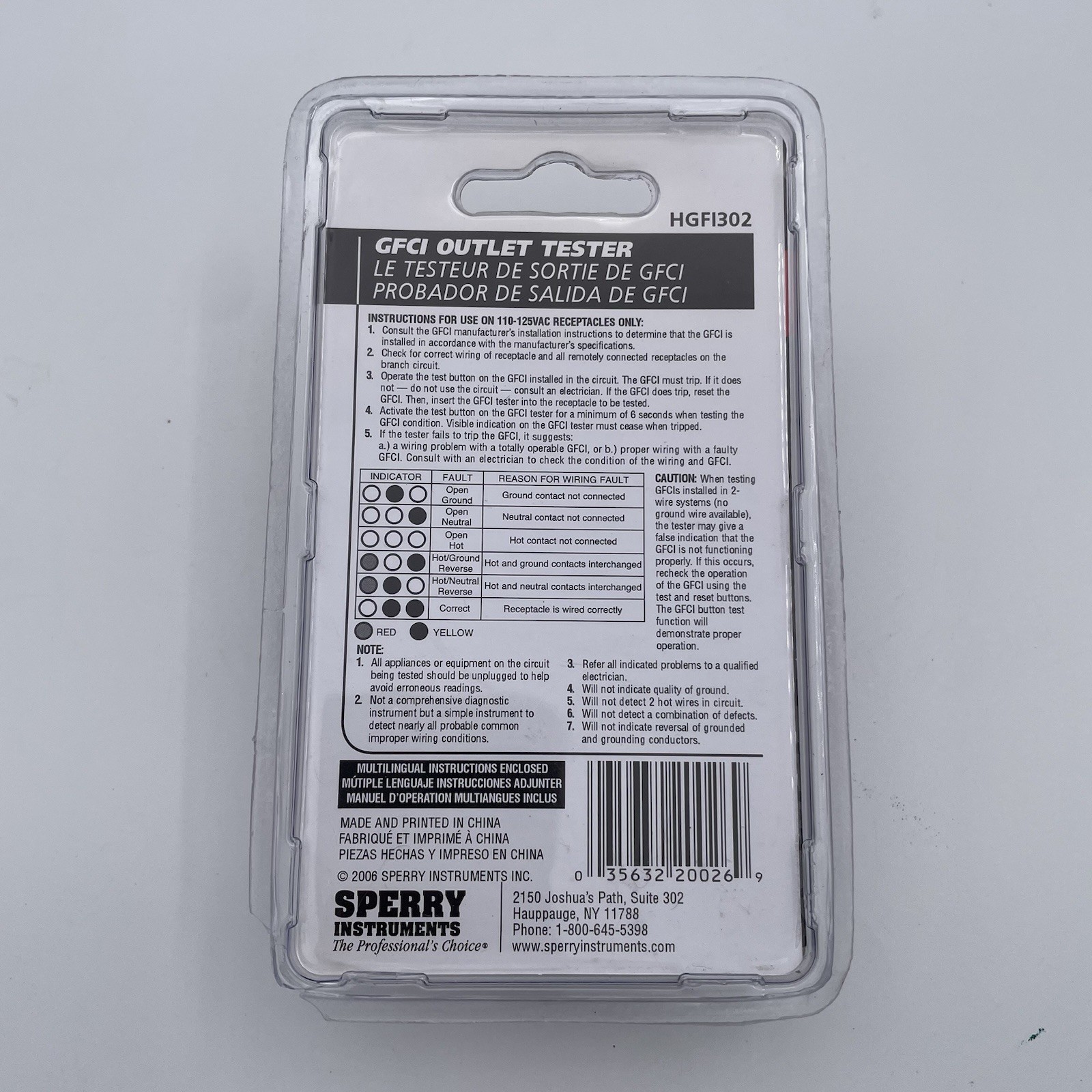 110-120V Standard AC Outlets Socket Tester with GFCI Check Receptacle Tester gallery