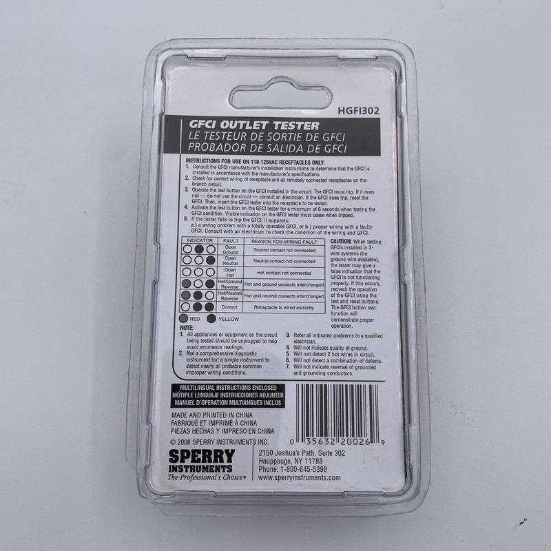 110-120V Standard AC Outlets Socket Tester with GFCI Check Receptacle Tester gallery