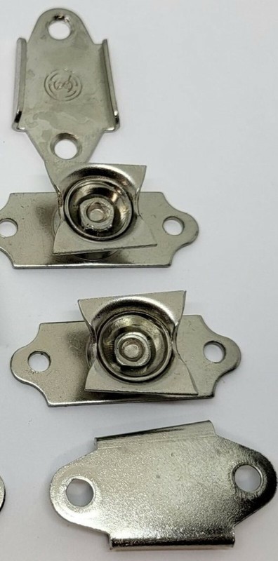 Swivel Mirror Mounting Brackets Polished Brass Nickel angle tilt art picture new gallery