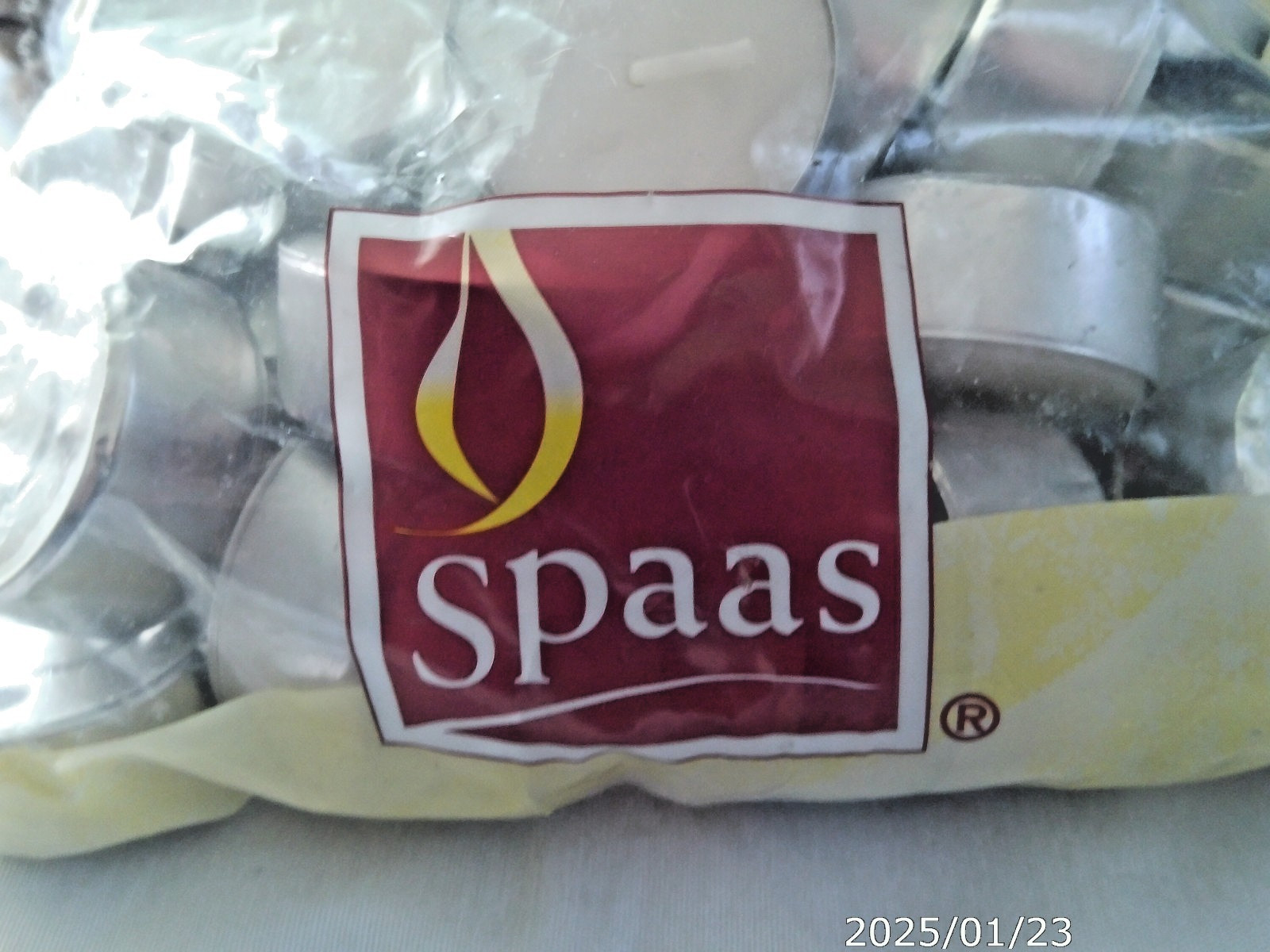 2 Spaas Tea Lights Candles 50 Pack Unscented White Tealight Candles Bulk 4,5 Hrs gallery