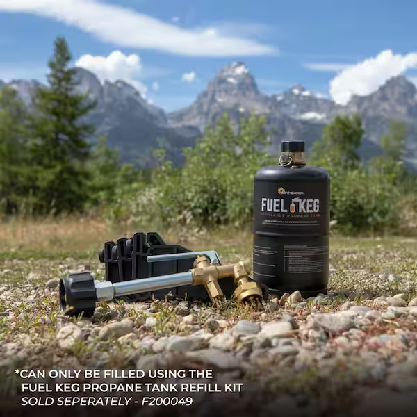 Fuel Keg 1 lb / 16 oz Empty Refillable Propane Tank gallery