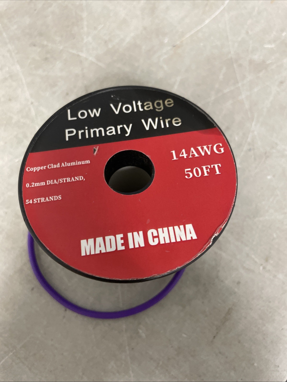 Low Voltage Primary Wire 14AWG 50FT Brown gallery