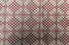 NEW PRIMITIVE TABLE RUNNER RED TAN SHADOWBROOK Woven 56″ x 14″Farmhouse