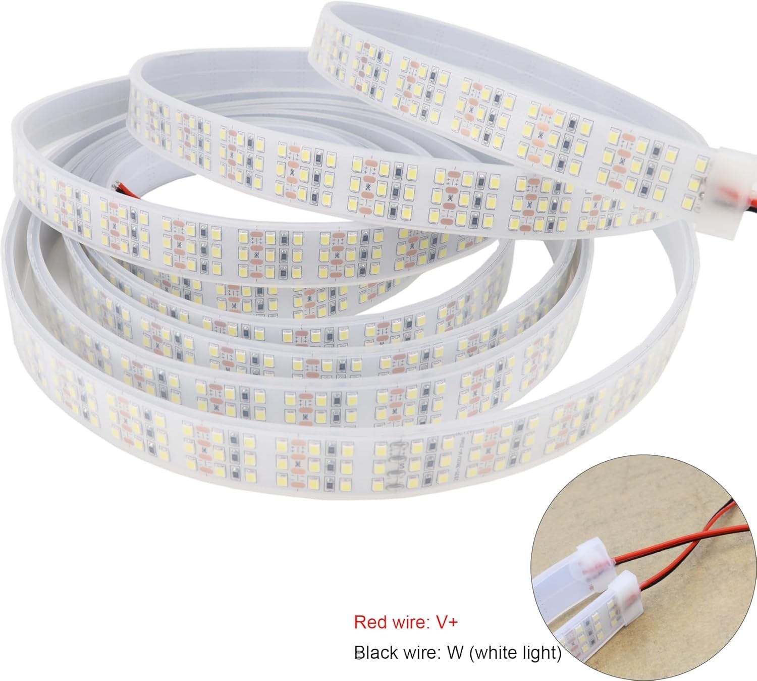 16 4Ft Super Bright Triple Row LED Strip Lights Daylight White gallery