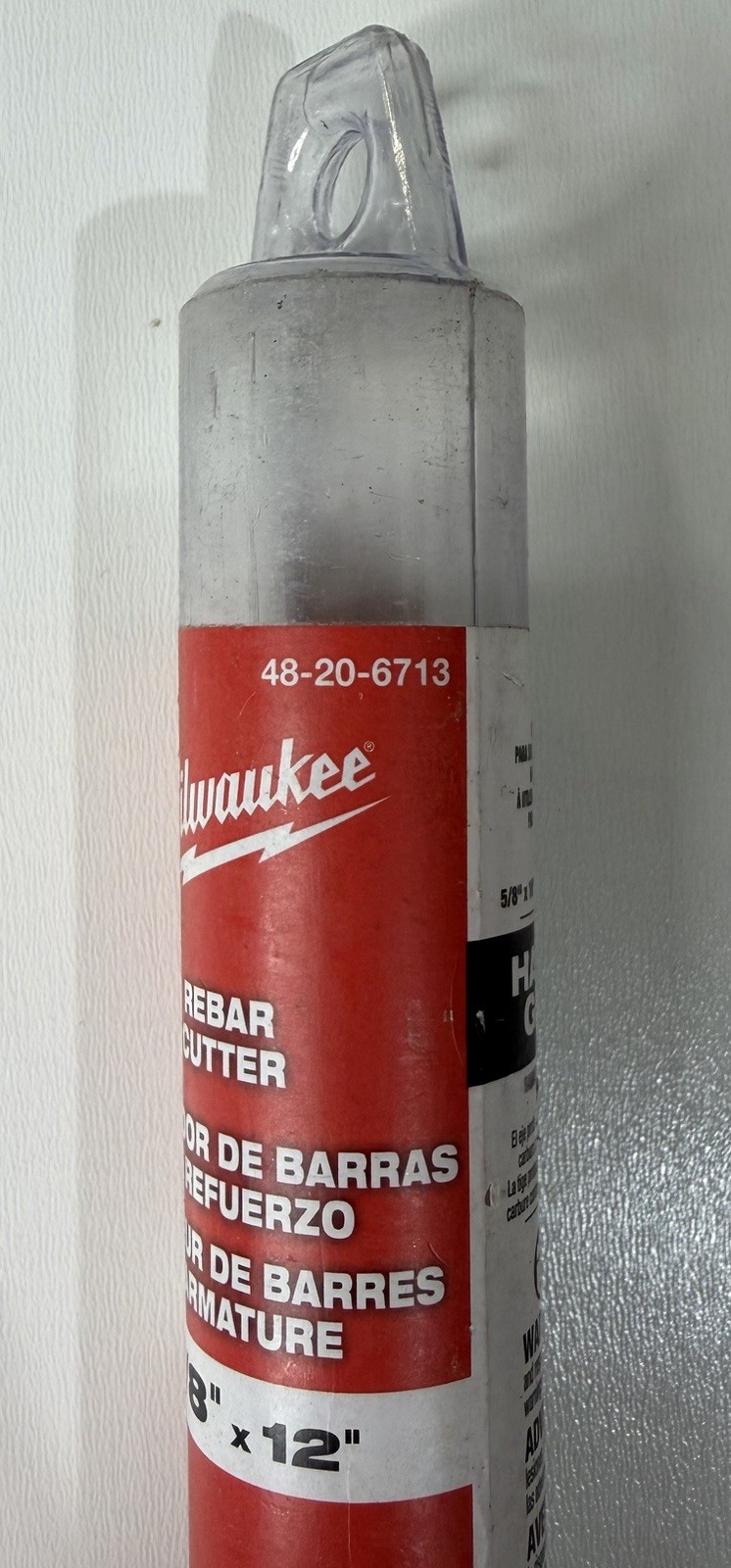 Milwaukee Tool 5/8 In. X 12 In. SDS-Plus Rebar Cutter 48-20-6713 NEW gallery