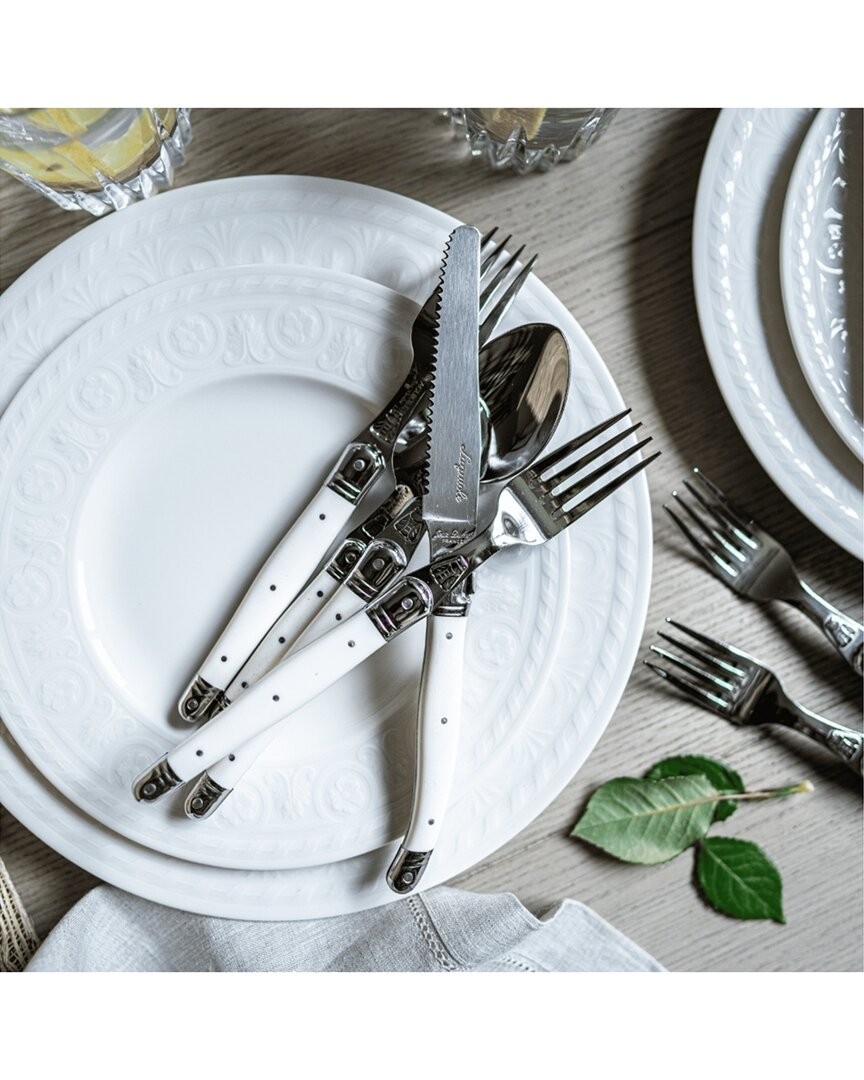 Jean Dubost 24Pc Flatware Set In Black Tray gallery