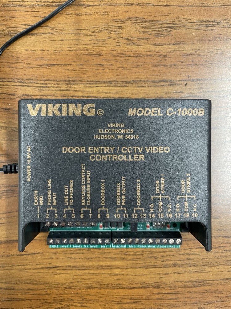 VIKING C-1000B DOOR ENTRY CONTROLLER WITH POWER SUPPLY