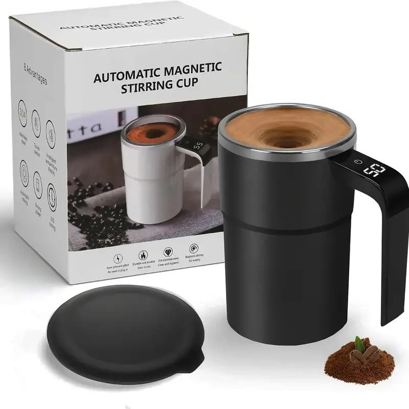 Automatic Magnetic Electric Self Stirring Mug Cup Mixing Coffee Milk Tea Beer gallery