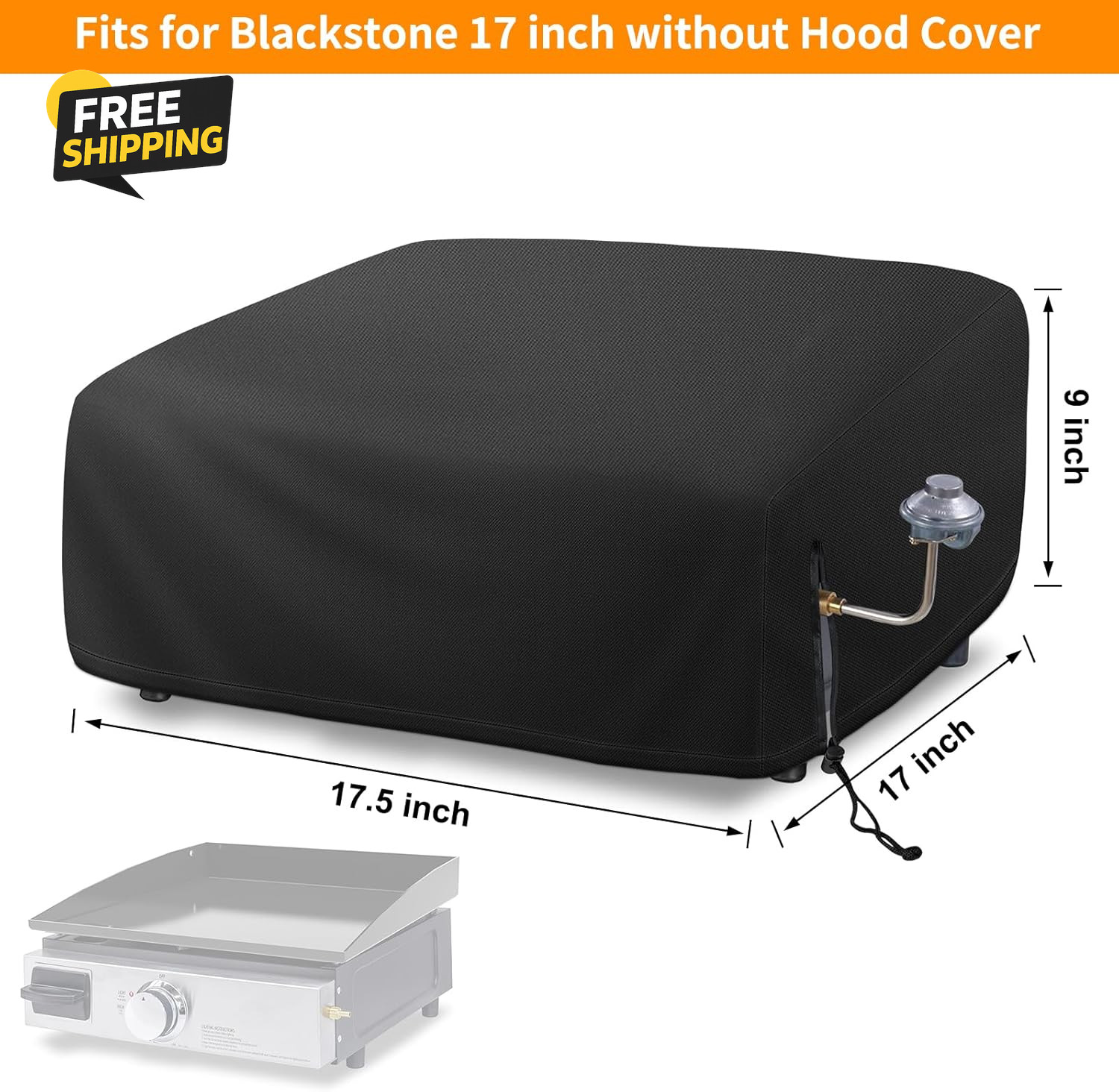 Grill Cover for Blackstone 17 Inch Griddle, Waterproof Oxford Material BBQ Grill gallery