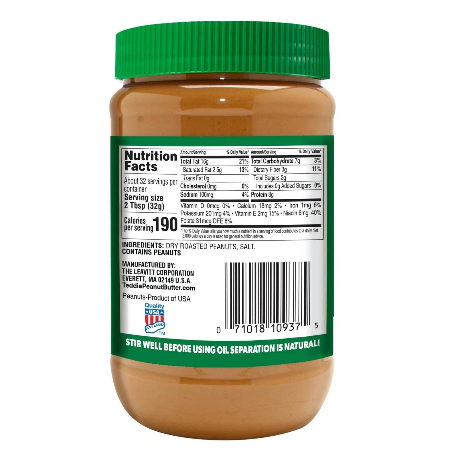 (2 pack) Teddie All Natural Super Chunky Peanut Butter gallery