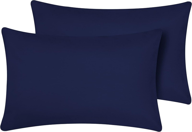 2 Pack Microfiber Pillowcases Ultra Soft Pillowcover Queen Size Skin-friendly gallery