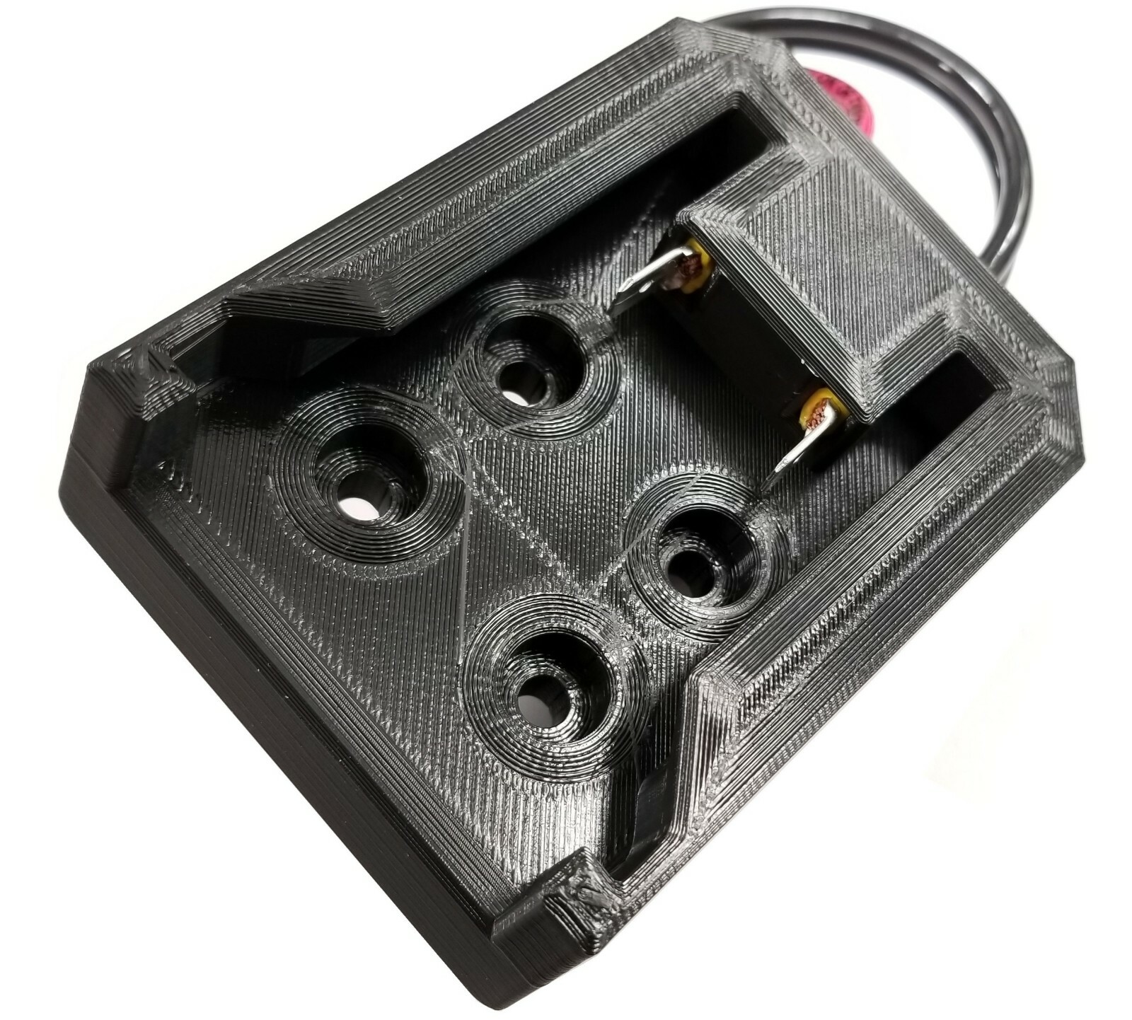Milwaukee M18 battery Power mount connector adapter dock holder w 12 awg wires gallery