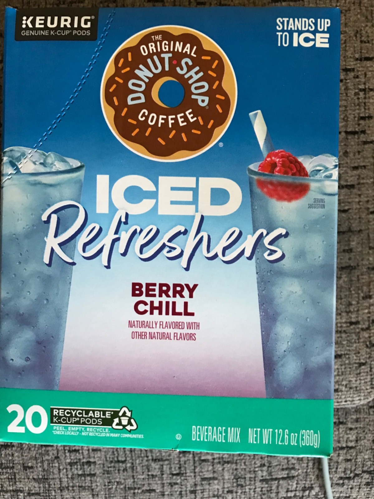 The Original Donut Shop, Iced Refreshers Berry Chill Flavor K-Cup Pods, 20 gallery