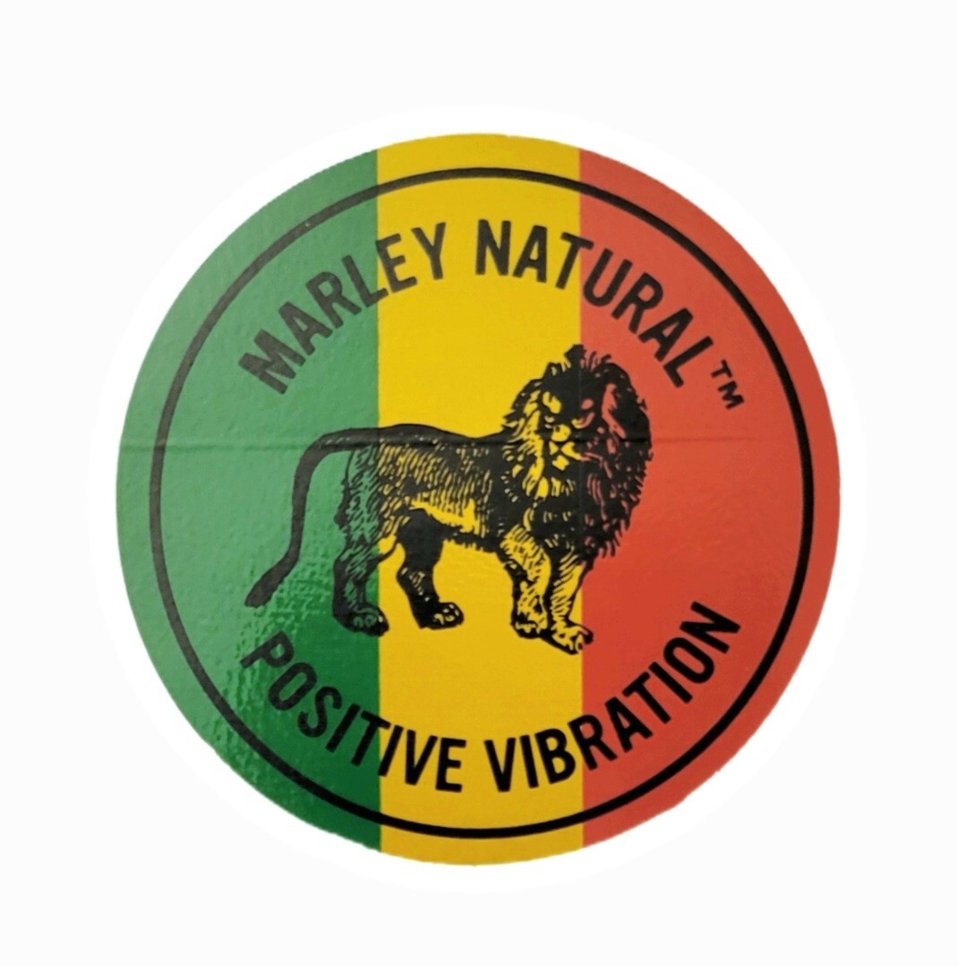 Marley Natural Sticker Green Yellow Red Lion Logo Bob Marley's Official Brand gallery
