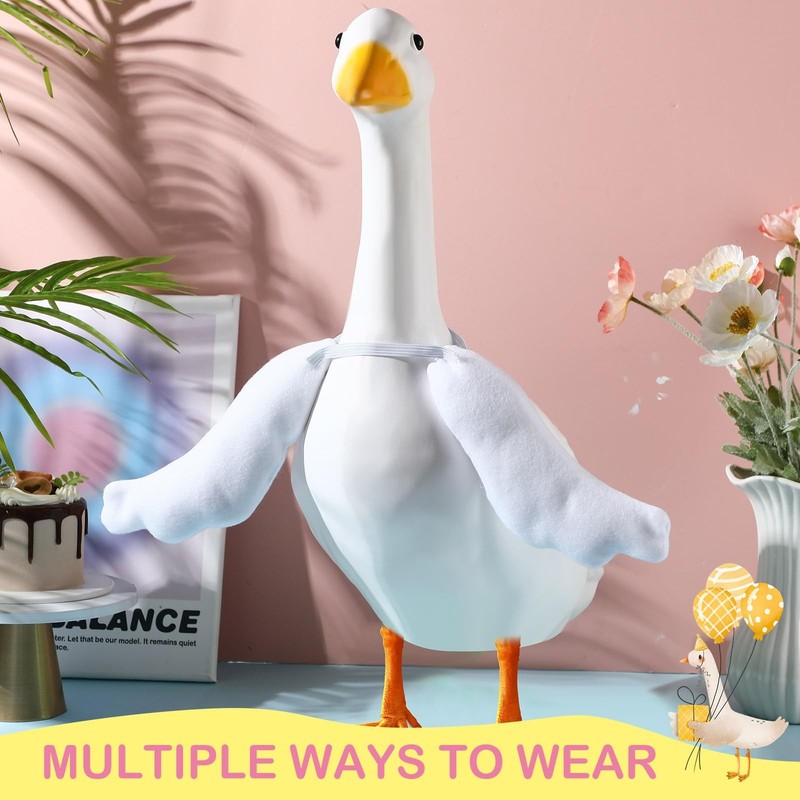 Abbylike Poseable Goose Wings for 23”- 28" Porch Lawn Outfit White gallery