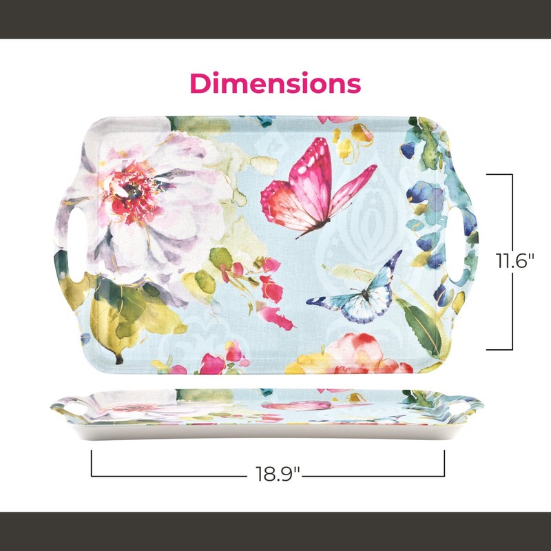 Pimpernel Colorful Breeze Large Handled Tray gallery