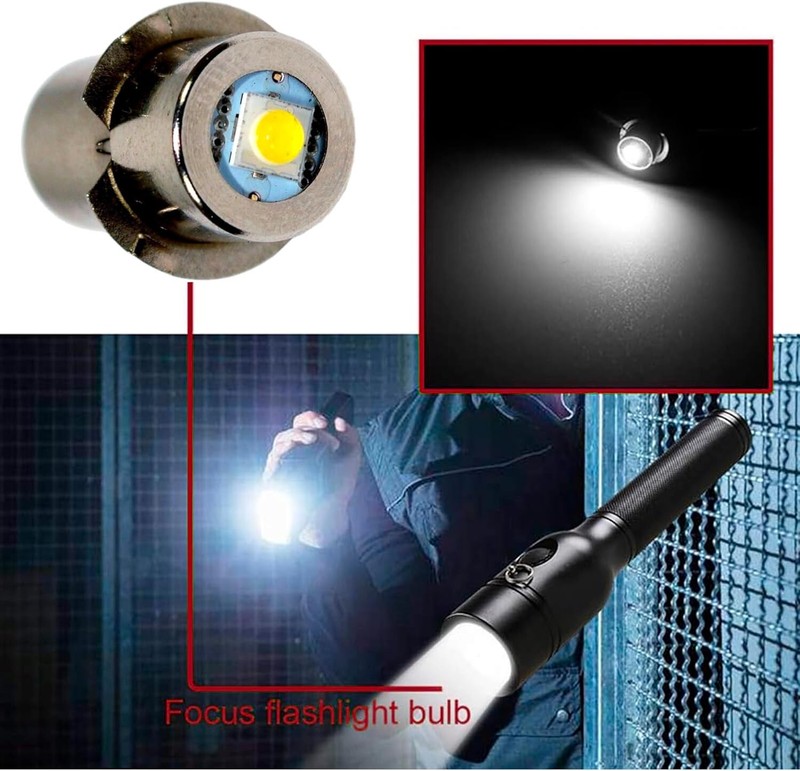 HQRP 3W 6-24V High Brightness Conversion LED Bulb Power Tool Torch Flashlight gallery