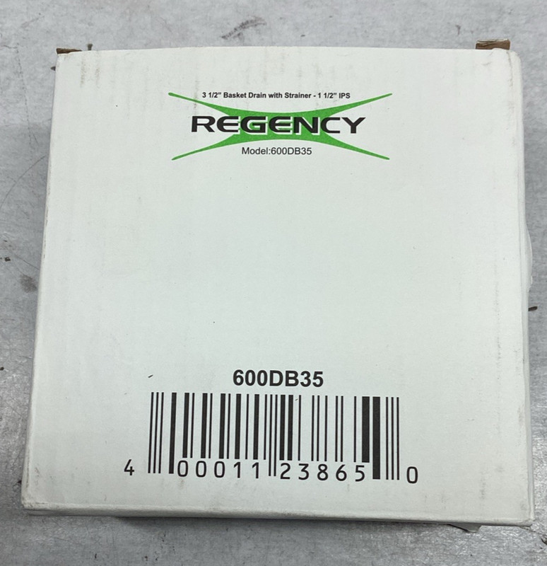 2x REGENCY 600DB35 Kitchen Basket Drain w/Strainer 3.5" gallery