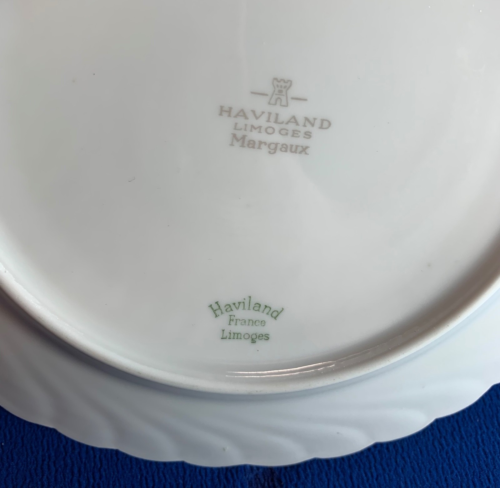 HAVILAND LIMOGES MARGAUX PATTERN SET OF 4 7/75" SALAD PLATES gallery