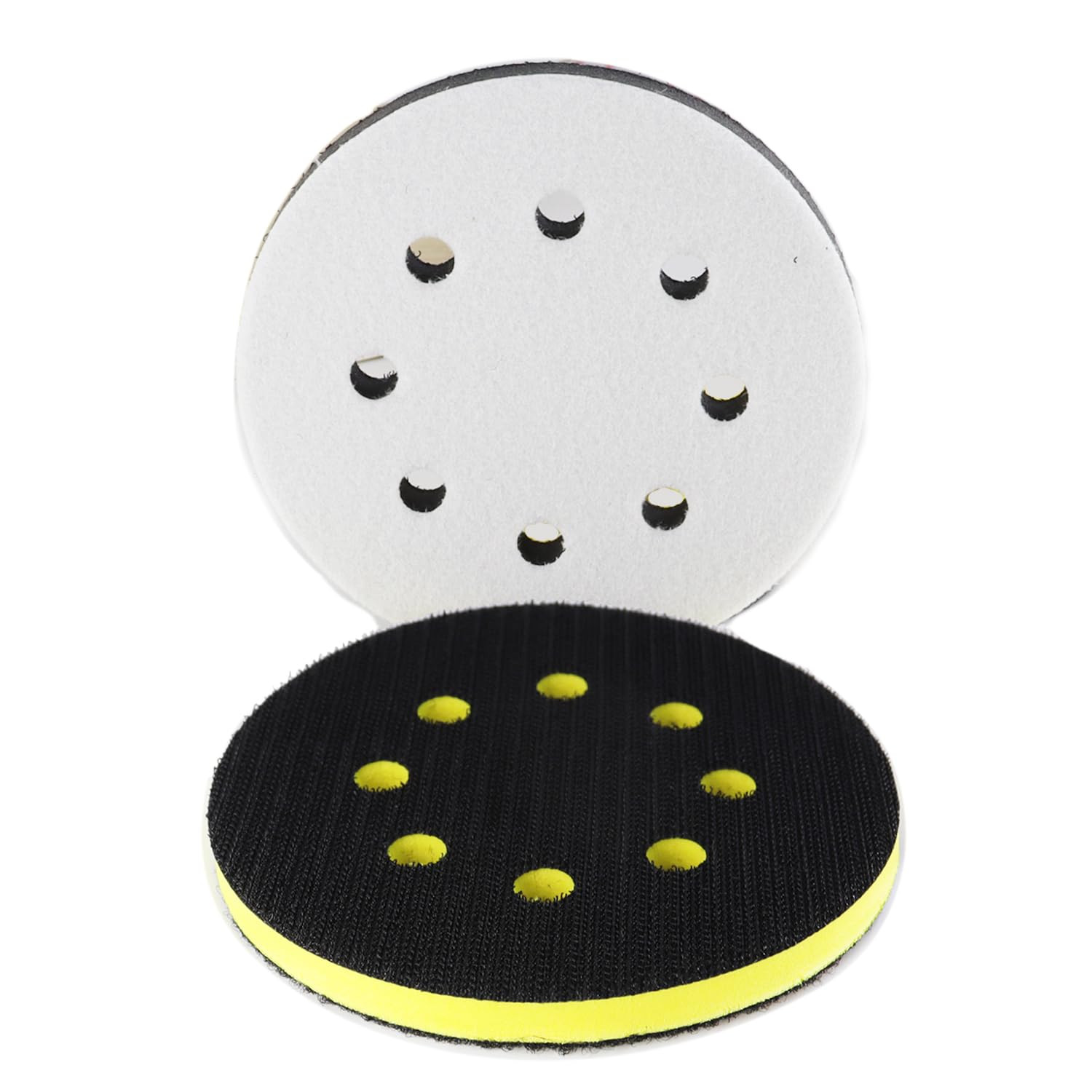 2PCS 5 Inch 8 Holes Soft &High Foam Interface Pad,Orbital Sander Foam Pad 5 inch gallery