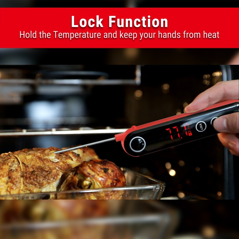 ThermoPro Instant Read Meat Thermometer Digital Cooking Thermometer for BBQ Oven gallery