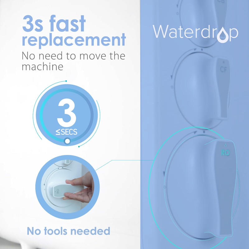 Waterdrop WD-G3-N2RO Filter, Replacement for WD-G3-W Reverse Osmosis System gallery