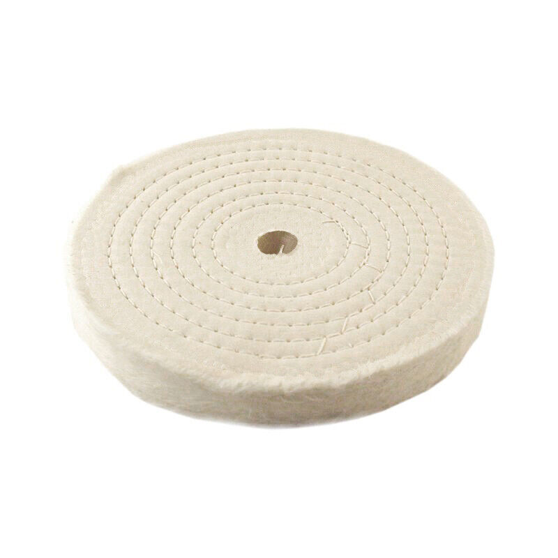 1 Pack 8Inch Buffing Polishing Wheel 50 Ply White 200mm 5/8 inch Arbor White gallery