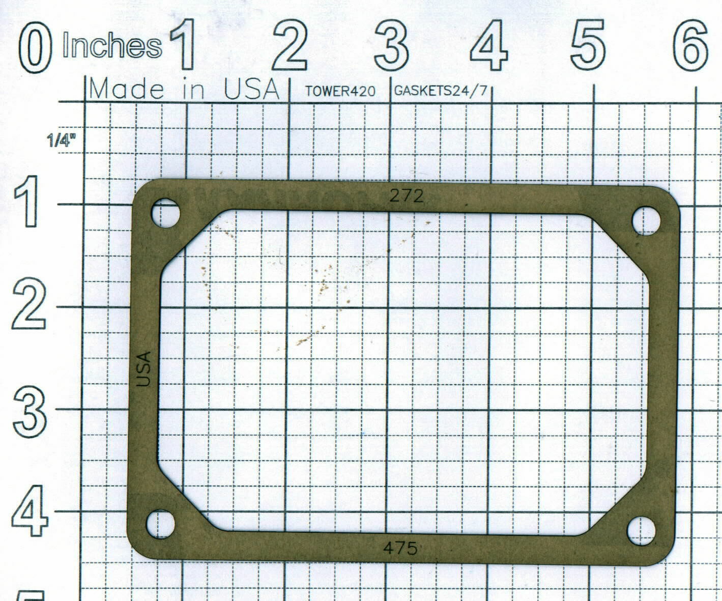 Aftermarket Briggs & Stratton 272475S Rocker Cover Gasket Replaces 692285/272475 gallery