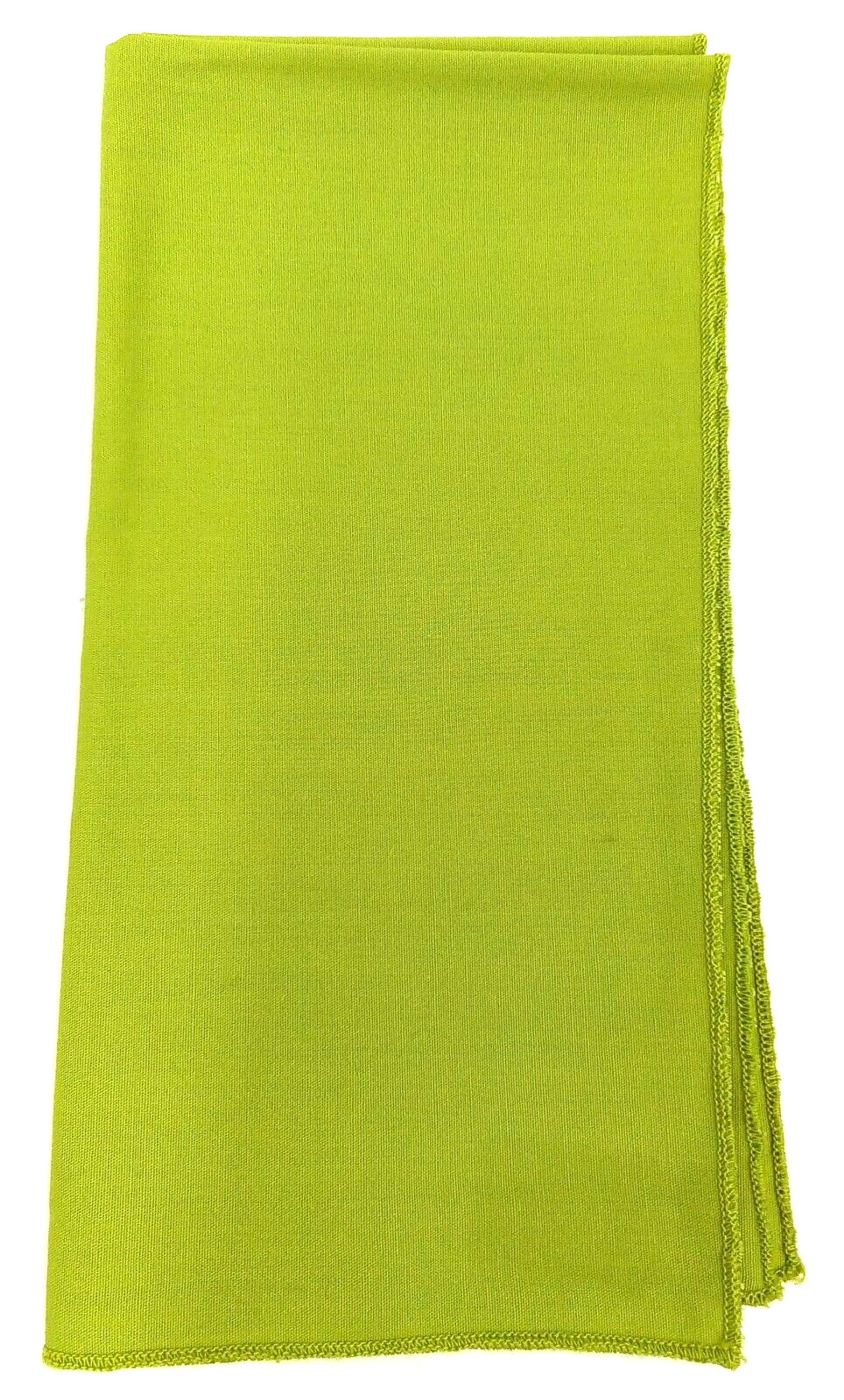 Vintage Avocado Green Cloth Napkins Polyester Cotton Solid Color 19x19 Set of 4 gallery