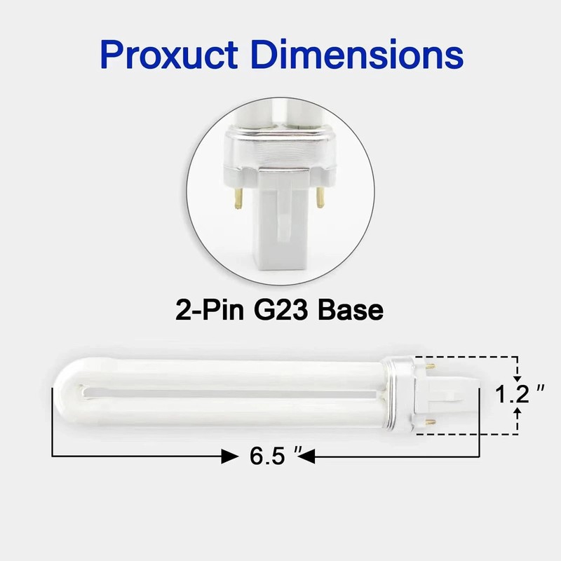 9 Watts Replacement Fluorescent Bulb Compatible with Flyweb Classic Fly Light EL gallery