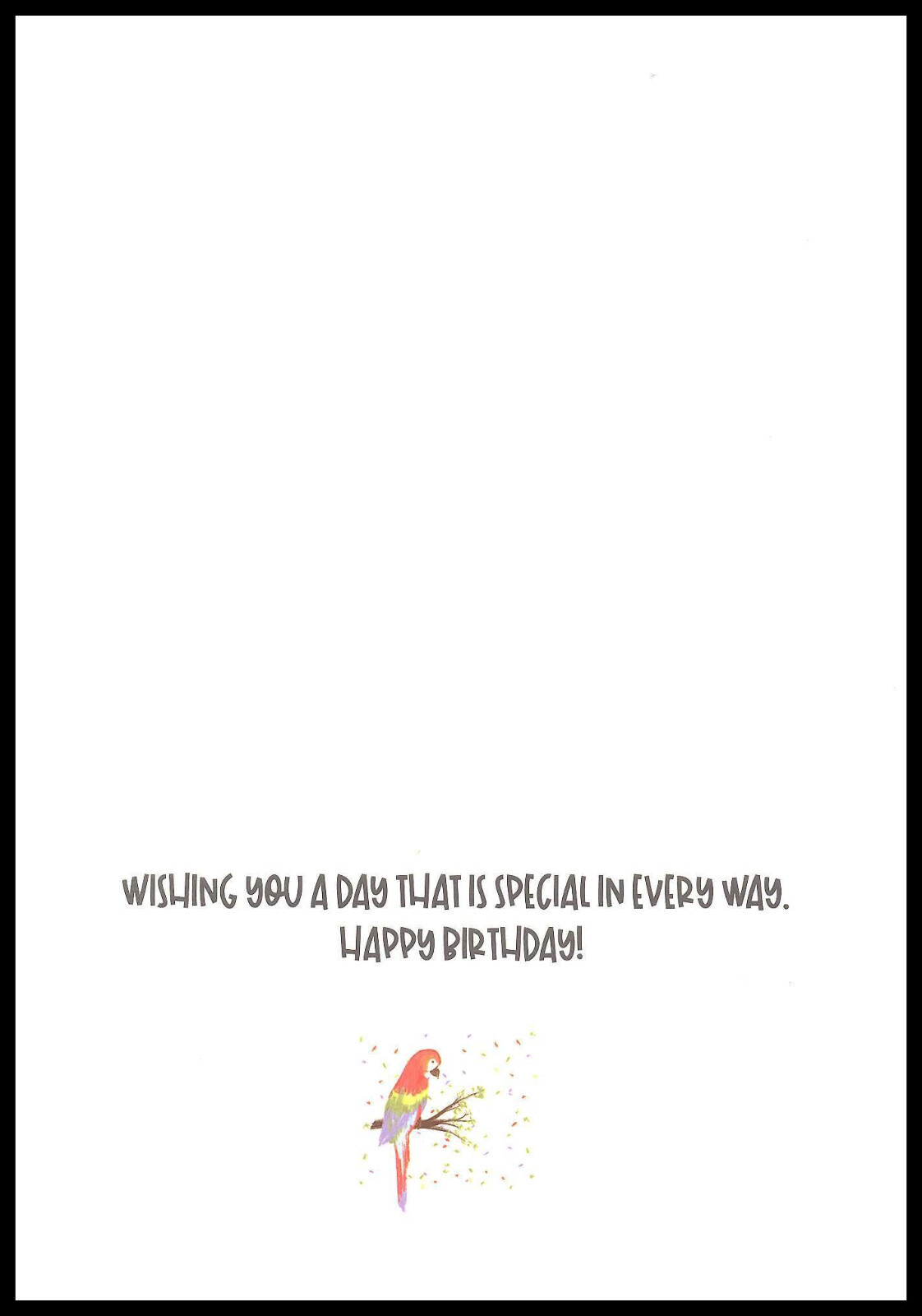 Greeting Card - Bird Parrot - Birthday - 0031 gallery