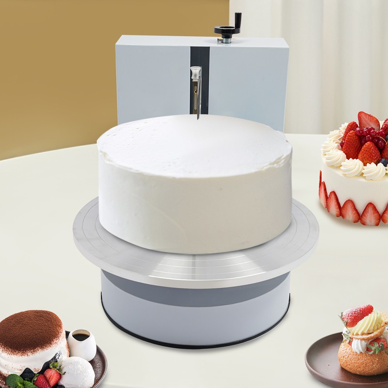 4-16" Cake Decorating Coating Machine Butter Coating Smoothing Scraping Machine gallery