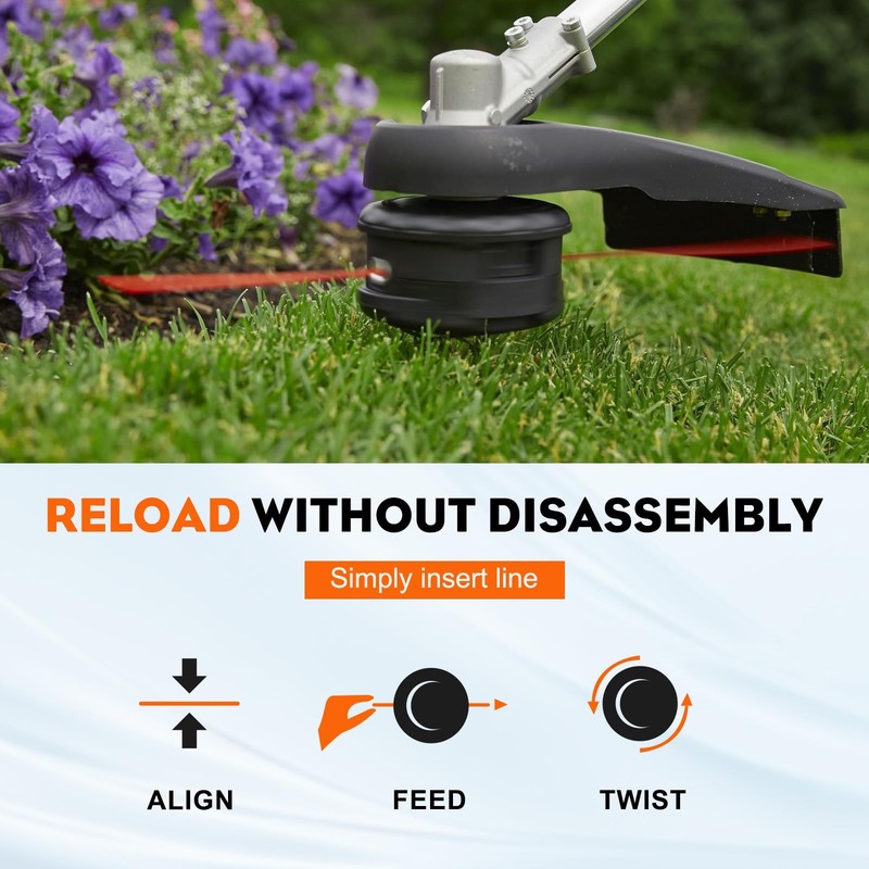 400 Bump Speed Feed String Trimmer Head For Echo SRM-225 SRM-230 SRM-210 Mower gallery