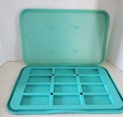 Pampered Chef Snack Bar Maker 15×10” Silicone Pan W Lid