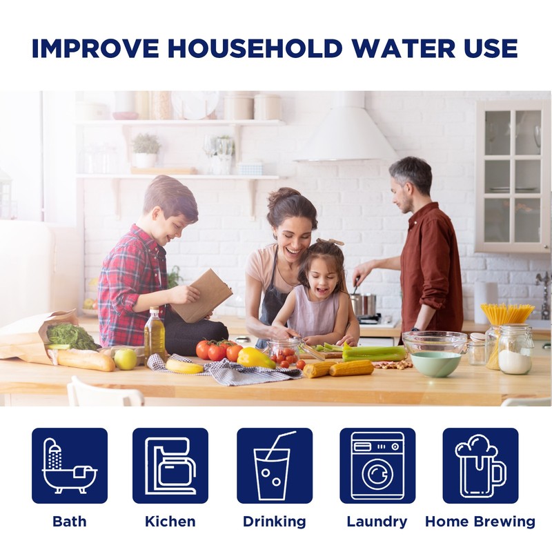 1-50 Pack 5 Micron 10x2.5" Granular Activated Carbon GAC Water Filter Cartridges gallery