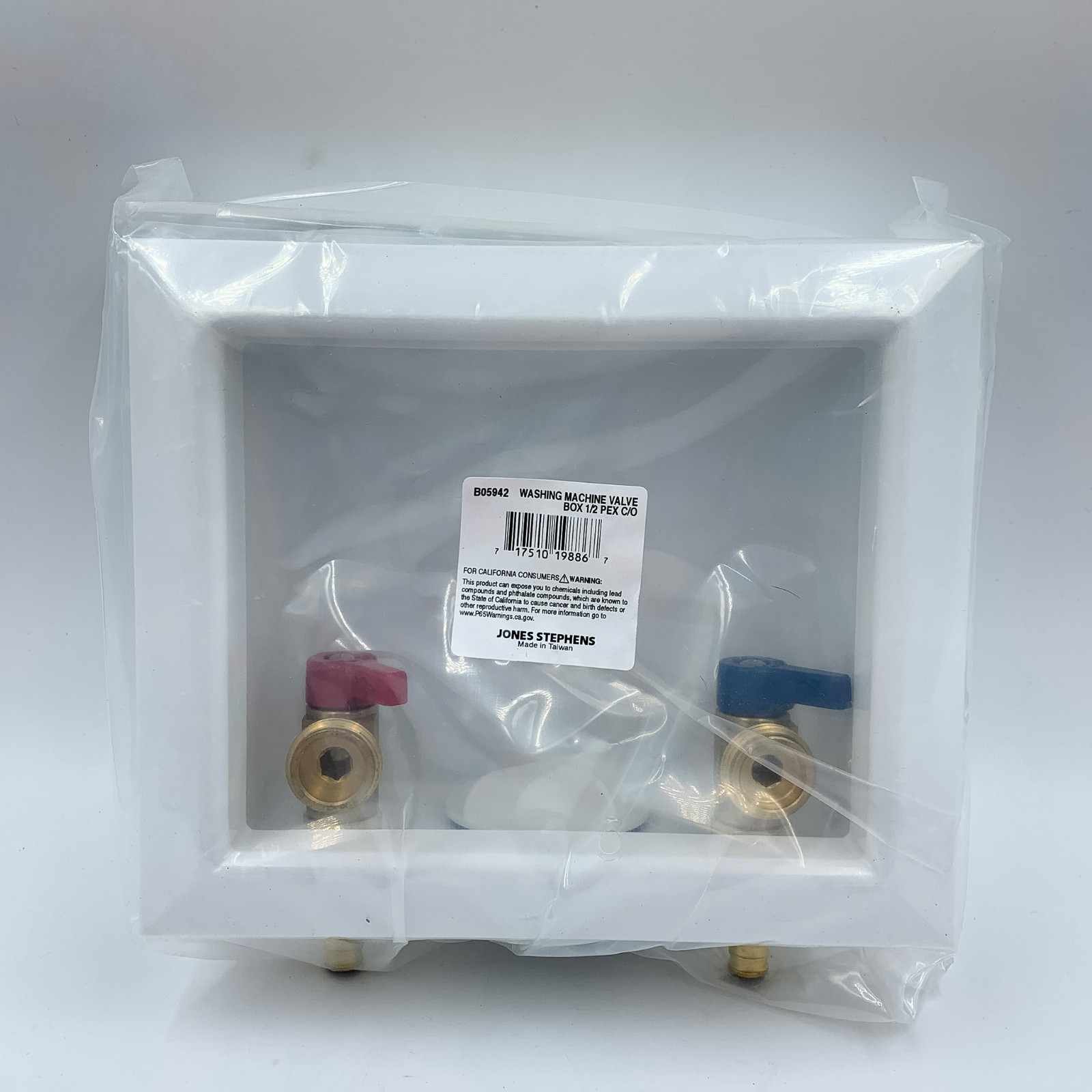 Jones Stephens Washing Machine Valve Box For 1/2" PEX Crimp B05942 gallery