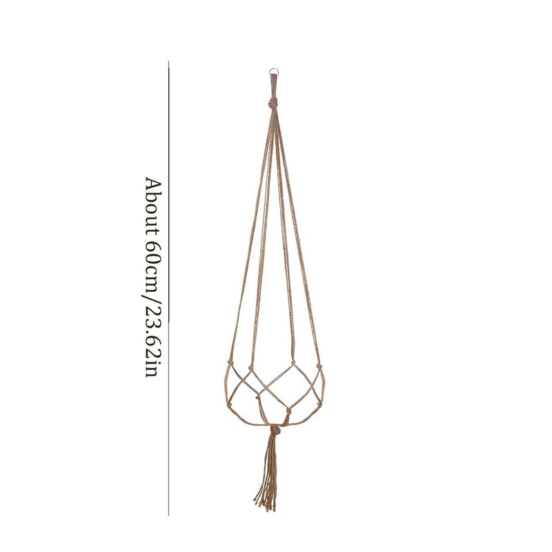 Macrame Plant Hanger Indoor Hanging Planter Basket Flower Pot Holder Cotton Rope gallery