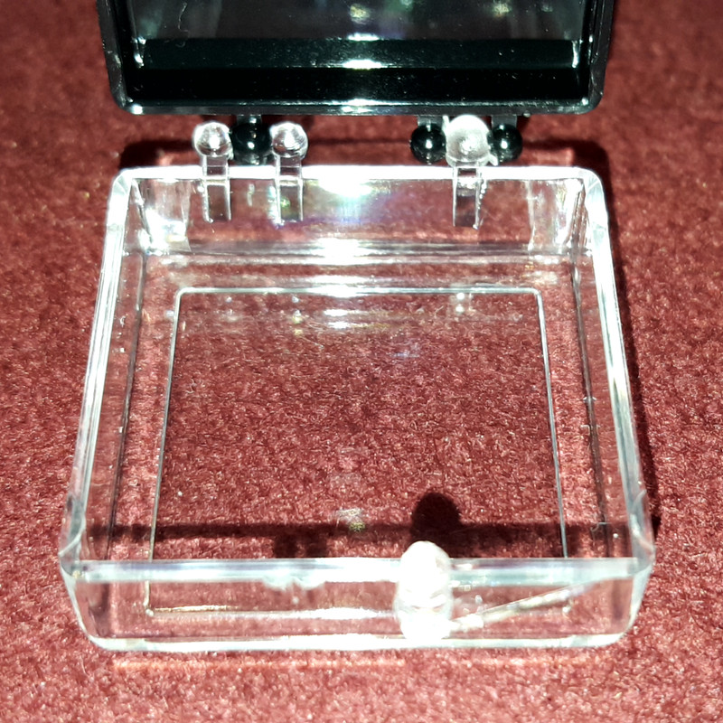 B.J. Plastic Molding Co. Rigid Plastic Boxes with Hinged Snap Covers. Lot of 24. gallery