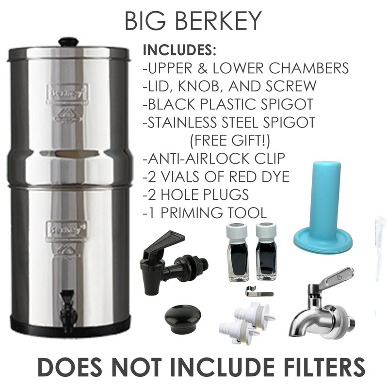 Big Berkey Unit/Housing ONLY- Open Box (Filters NOT included PLEASE READ) gallery