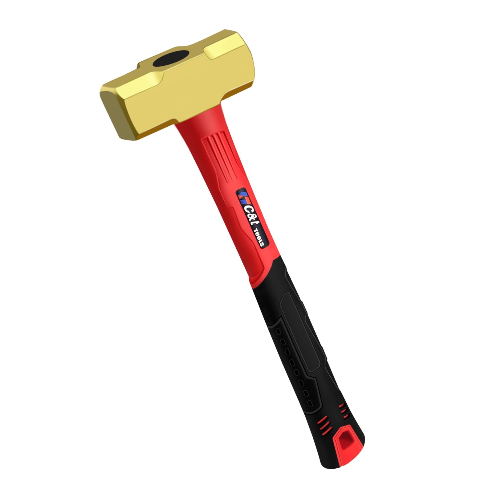 3lb Brass Sledge Hammer,Non-Sparking,Comfortable Fiberglass Handle,3-Pounds,N... gallery