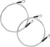 3mm Stainless Steel Safety Cable Lock 48" Luggage Security Wire (2 Pack) gallery