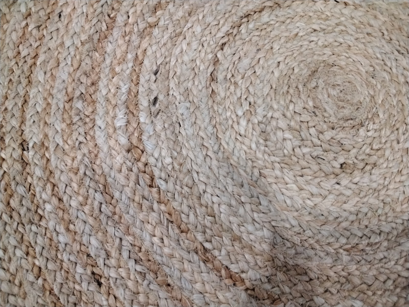 NATURAL 6' X 6' Round Stained Rug, Reduced Price 1172743452 NF364A-6R gallery