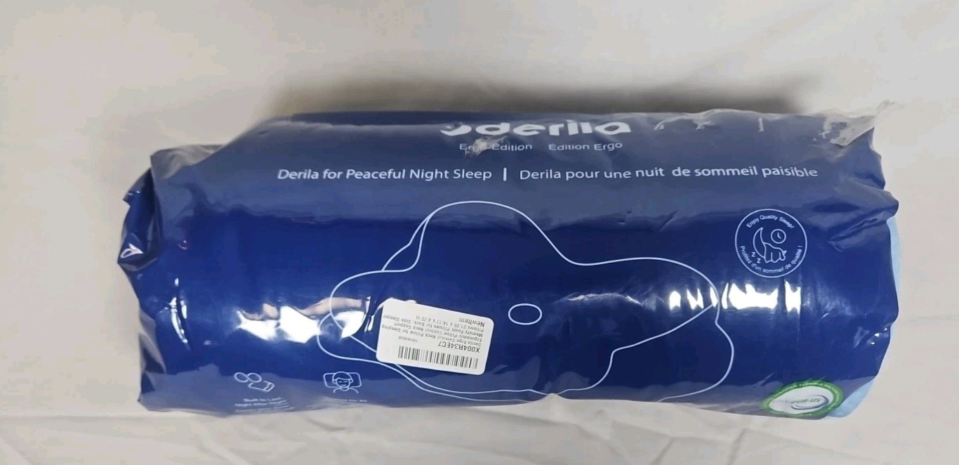 Derila Ergo Neck Pillow Contour Standard Size Memory Foam Free Shipping! gallery