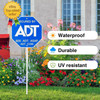 ADT Security Sign - Heavy Duty 28" 100% Aluminum Yard Sign with Stake for Weathe gallery