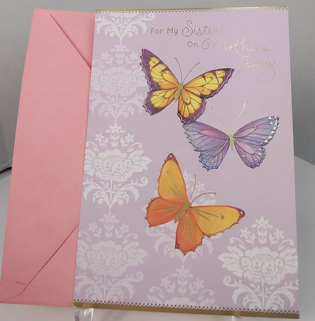 Hallmark Expressions Happy Mothers Day "For my Sister Card w/envelope gallery