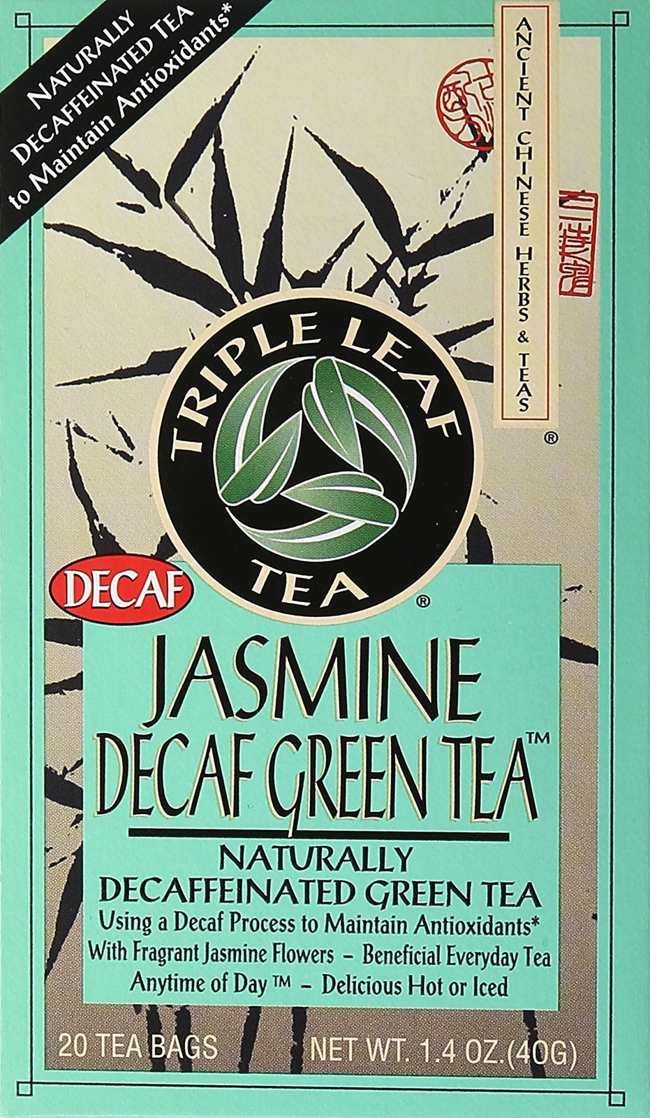 Triple Leaf Tea Jasmine Green Tea, 20 Count (Pack of 1), No Color gallery